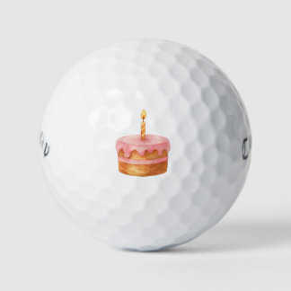 Balles De Golf Cadeau de golf pour dames avec gâteau d'anniversai