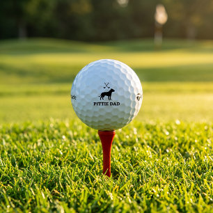 Balles De Golf Cadeau de golf pour papa de Bulldog Américain Ball