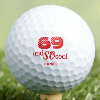 Balles De Golf Cadeau de golfeur personnalisé pour 69e anniversai