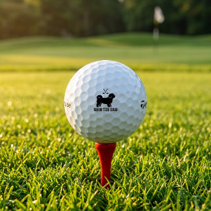 Balles De Golf Cadeau de papa golfeur Shih Tzu Boules TP5