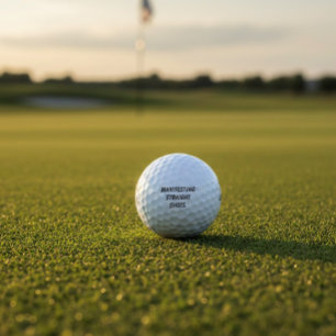 Balles De Golf Cadeau d'humeur "Manifestation de coups droits"