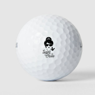 Balles De Golf Cadeau drôle de jeune mariée d'équipe pour la