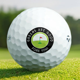 Balles De Golf Cadeau drôle pour golfeur – LES VERTS SONT BONS PO