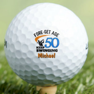 Balles De Golf Cadeau drôle pour les 50 ans de Papa, OUBLIEZ l'âg