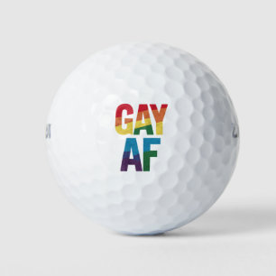 Balles De Golf Cadeau gay AF LGBT Fierté Mois de la fierté