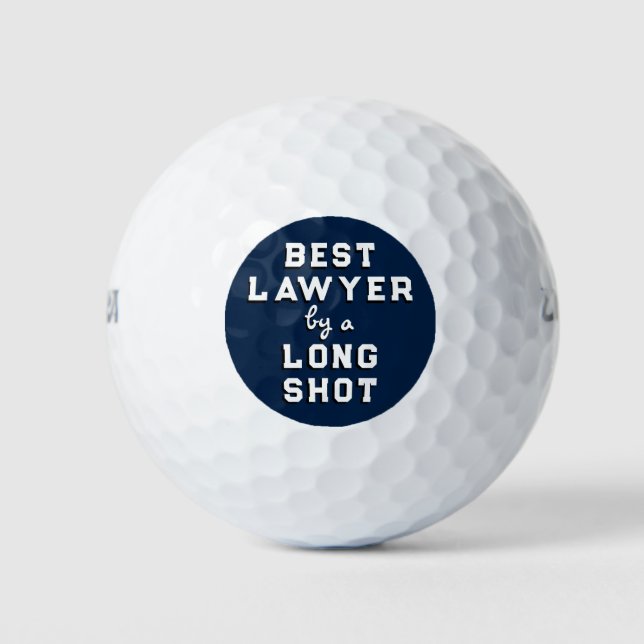 Balles De Golf Cadeau Original pour Avocat (Devant)