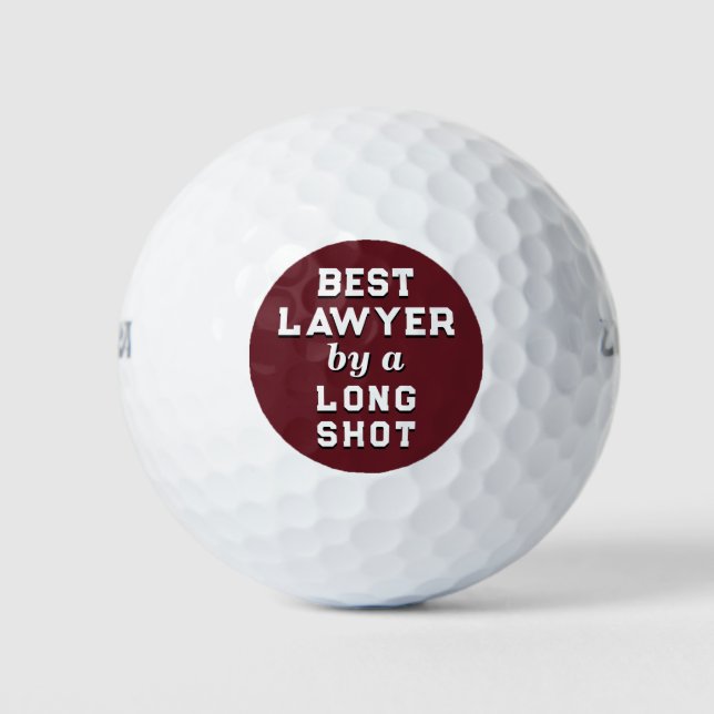 Balles De Golf Cadeau original pour avocat (Devant)