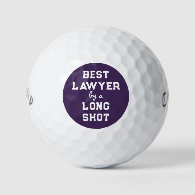 Balles De Golf Cadeau original pour avocat (Devant)