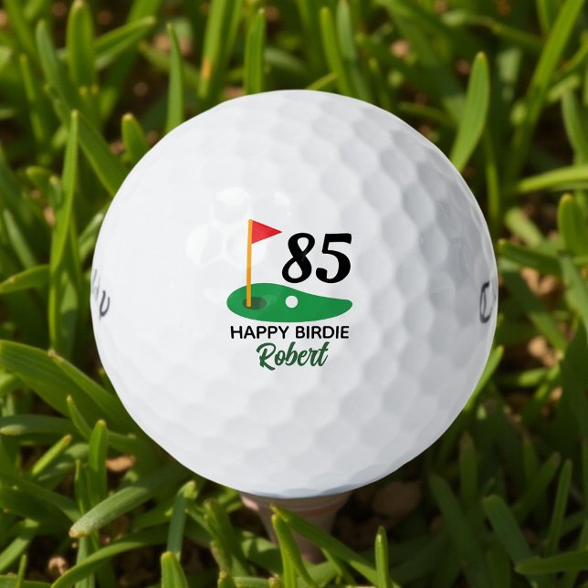 Balles De Golf Cadeau personnalisé 85e anniversaire pour Golfer (Créateur téléchargé)