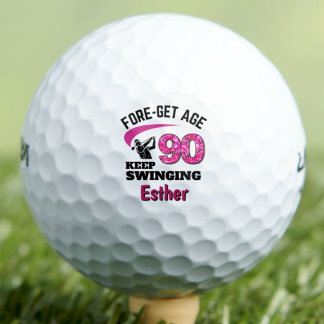 Balles De Golf Cadeau personnalisé 90 ans pour grand-mère OUBLIEZ