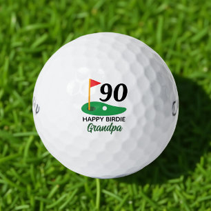 Balles De Golf Cadeau personnalisé 90e anniversaire pour Golfer