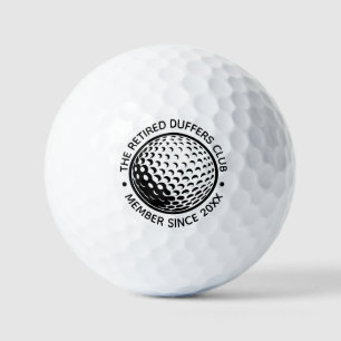 Balles De Golf Cadeau personnalisé de club de golf pour la retrai