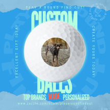 Cadeau photo personnalisé pour golfeurs Titleist P