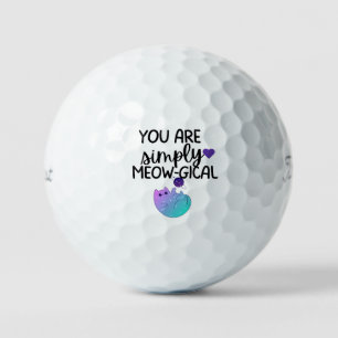 Balles De Golf Cadeau pour amateurs de chats 'Vous êtes simplemen
