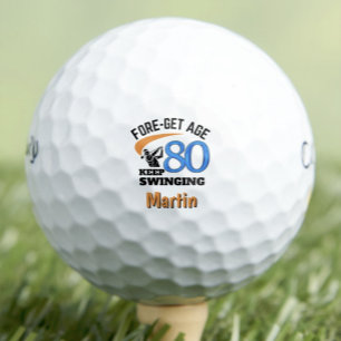 Balles De Golf Cadeau pour les 80 ans du beau-père OUBLIEZ l'âge