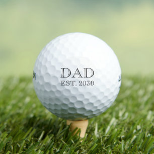 Balles De Golf Cadeau pour nouveau papa établi