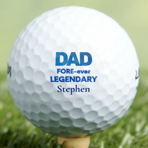 Balles De Golf Cadeau pour papa de la fête des pères - Sport bleu
