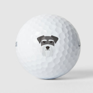 Balles De Golf Cadeau pour Schnauzer