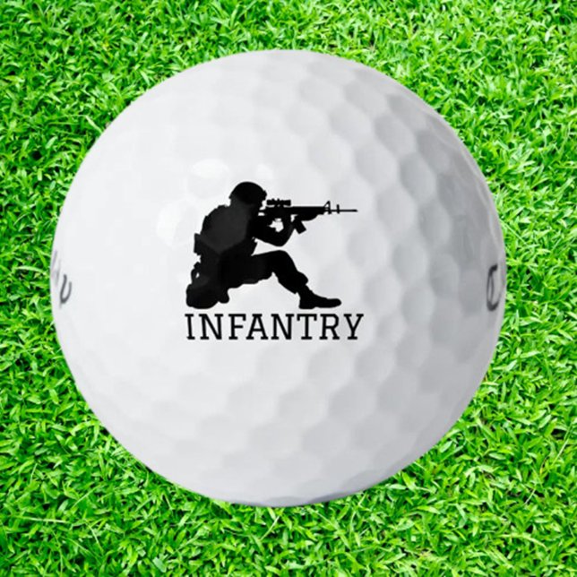 Balles De Golf Cadeaux de golf militaires d'infanterie ! ( From army-themed golf balls to unique Father's Day gifts, celebrate active duty and retired soldier)