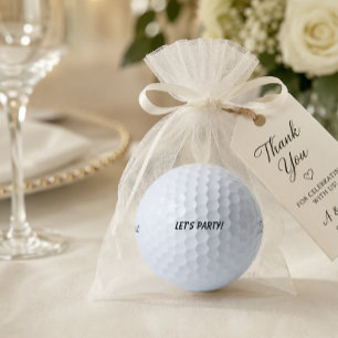 Balles De Golf Cadeaux de mariage originaux "Amusons-nous !" pour