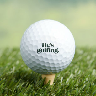 Balles De Golf Cadeaux drôles de mari de golf Il fait du golf Fem