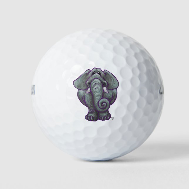 Balles De Golf Cadeaux et accessoires éléphants (Devant)