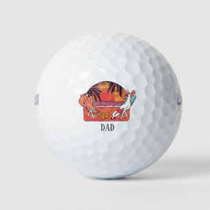 Balles De Golf Cadeaux papa personnalisés