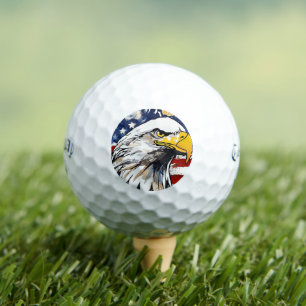 Balles De Golf Cadeaux personnalisés Conception d'aigle à chaum