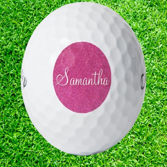 Balles De Golf Cadeaux Rose Glamour (Discover fabulous glam gifts perfect for the golf gal in your life! )
