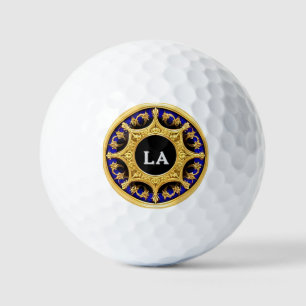 Balles De Golf Cadre doré avec détails ornés