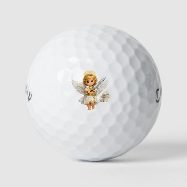 Balles De Golf Cael et Halo Heaven Sent Evil Beware (Devant)