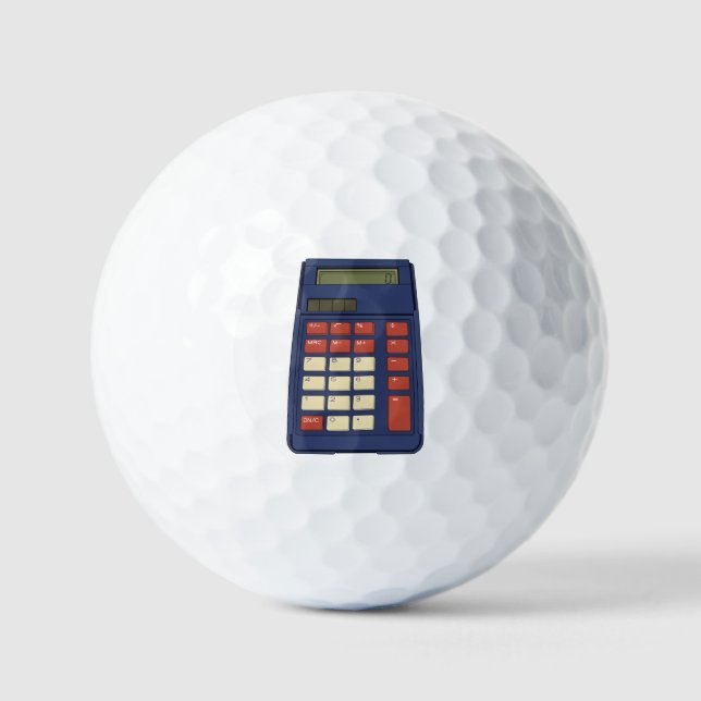 Balles De Golf Calculatrice des années 80 90 Math School Nostalgi (Recto)