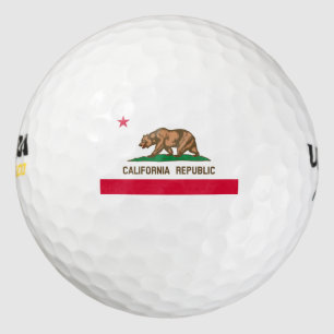 Balles De Golf California State Flag Design