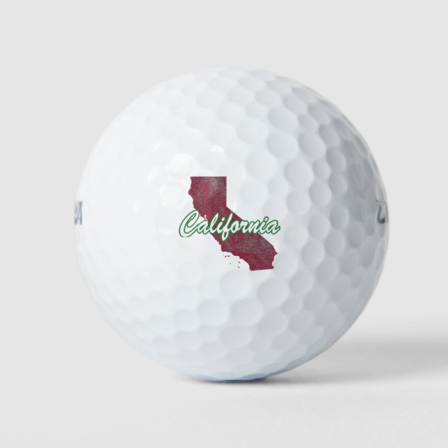 Balles De Golf Californie (Devant)