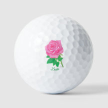 Balles de golf Callaway Supersoft Rose rose avec t