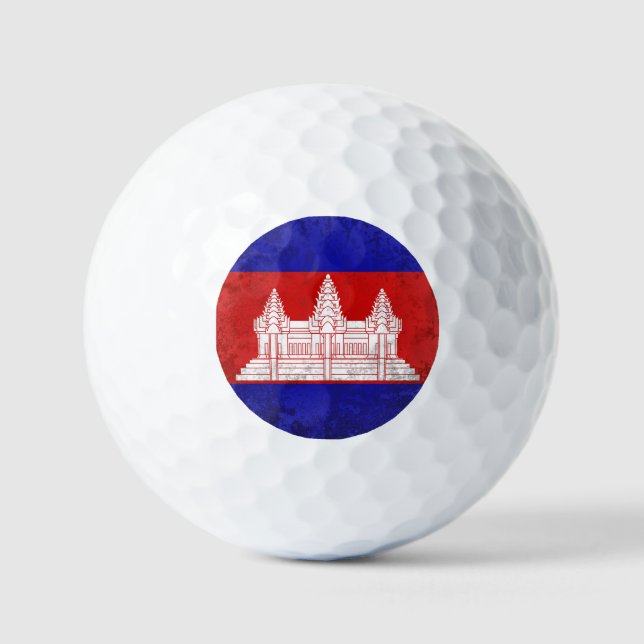 Balles De Golf Cambodge (Recto)