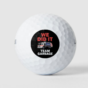 Balles De Golf Camion poubelle Trump 2024 On a réussi l'équipe po