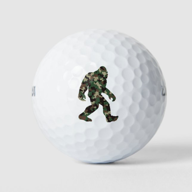 Balles De Golf Camo Bigfoot Sasquatch (Devant)