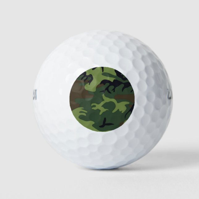 Balles De Golf Camo Jungle (Devant)
