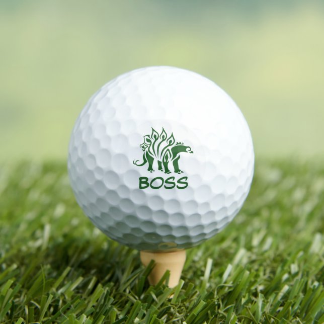 Balles De Golf Camo Vert Stegosaurus Dinosaure Actionné (T-shirt Insitu)