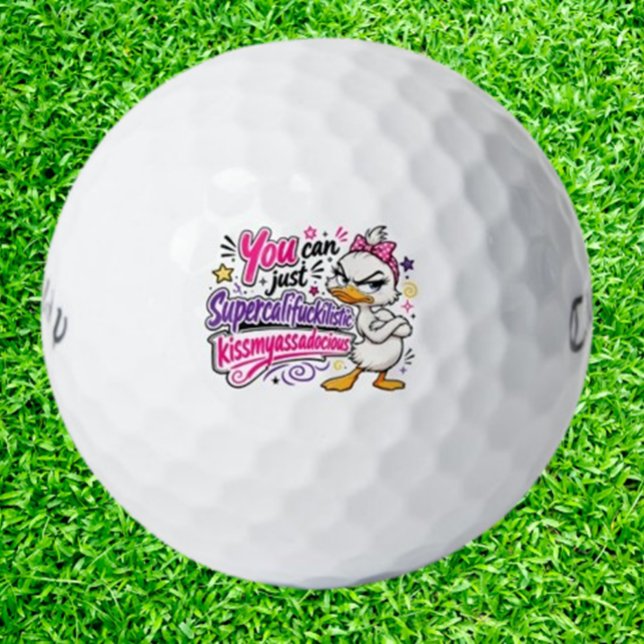 Balles De Golf Canard drôle sarcastique (Give Dad the laughs he’ll never forget)
