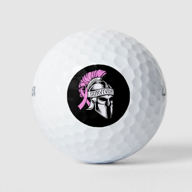 Balles De Golf Cancer du sein survivant (Devant)
