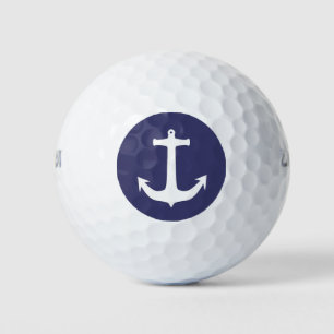Balles De Golf Capitaine Ancre Sea Ocean Sailing