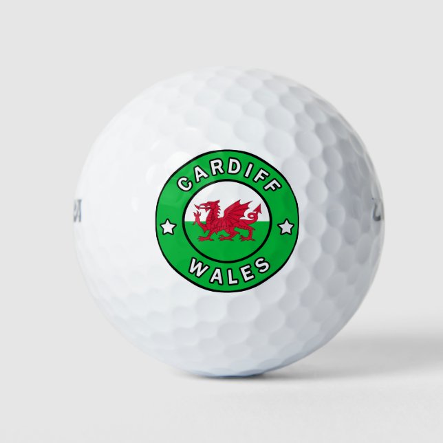 Balles De Golf Cardiff Wales (Devant)