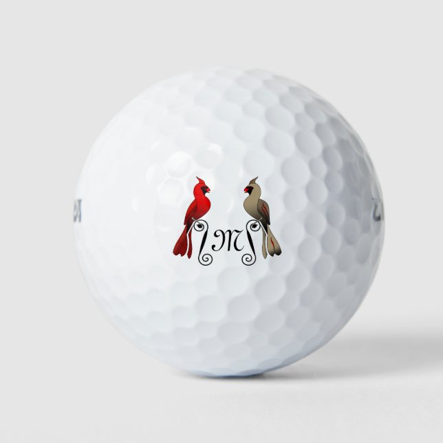 Balles De Golf Cardinal du Nord SongBird (Devant)