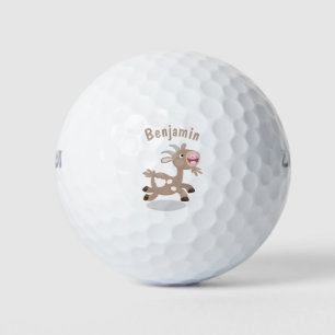 Balles De Golf Caricature de chèvre billy joyeux