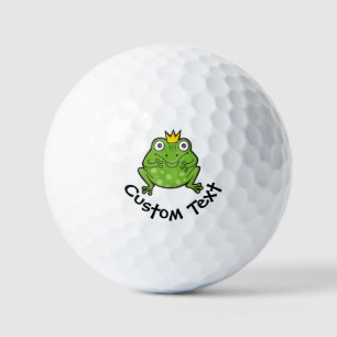 Balles De Golf Caricature de grenouille