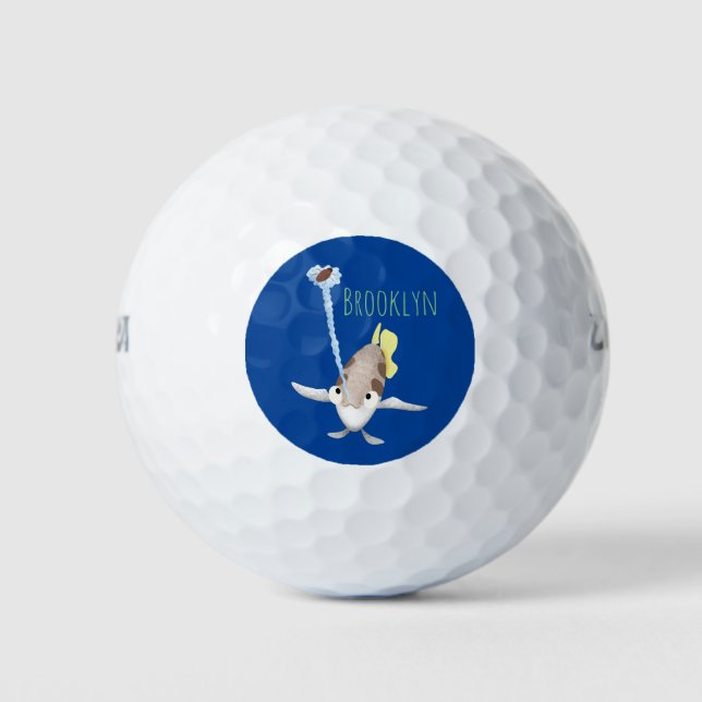 Balles De Golf Caricature de Tir à l'arc (Devant)