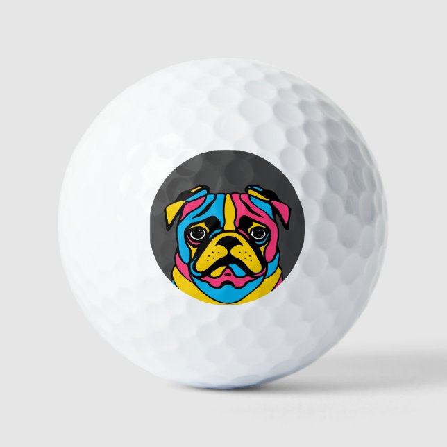 Balles De Golf carlin 3 tons personnalisable (Recto)