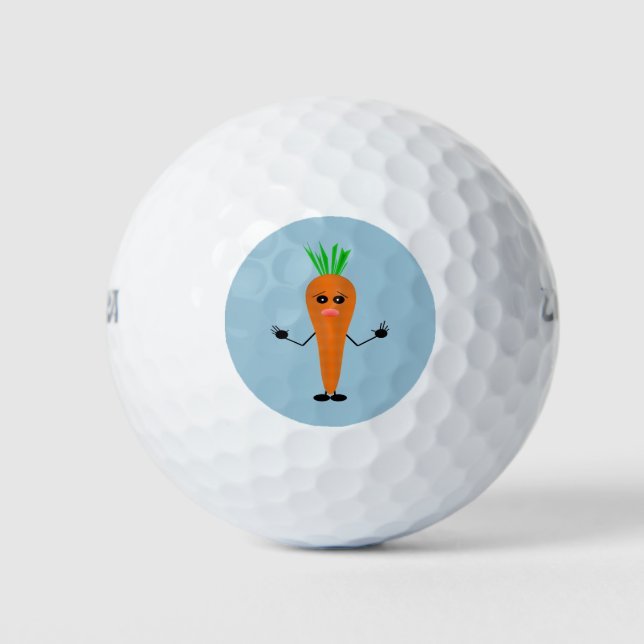 Balles De Golf Carotte triste par Kenneth Yoncich (Devant)